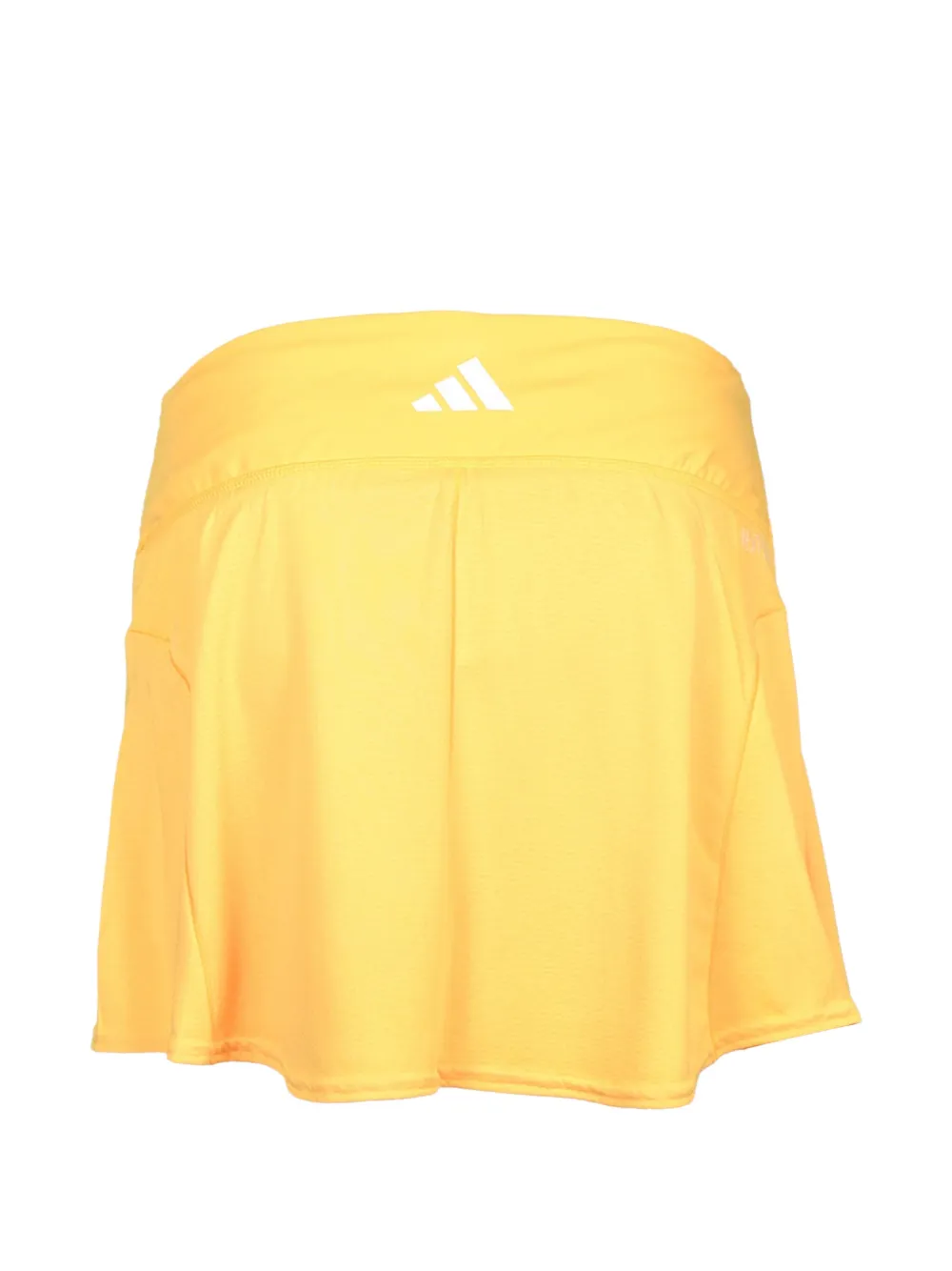 adidas Mini-skort met elastische tailleband en logodetail Geel
