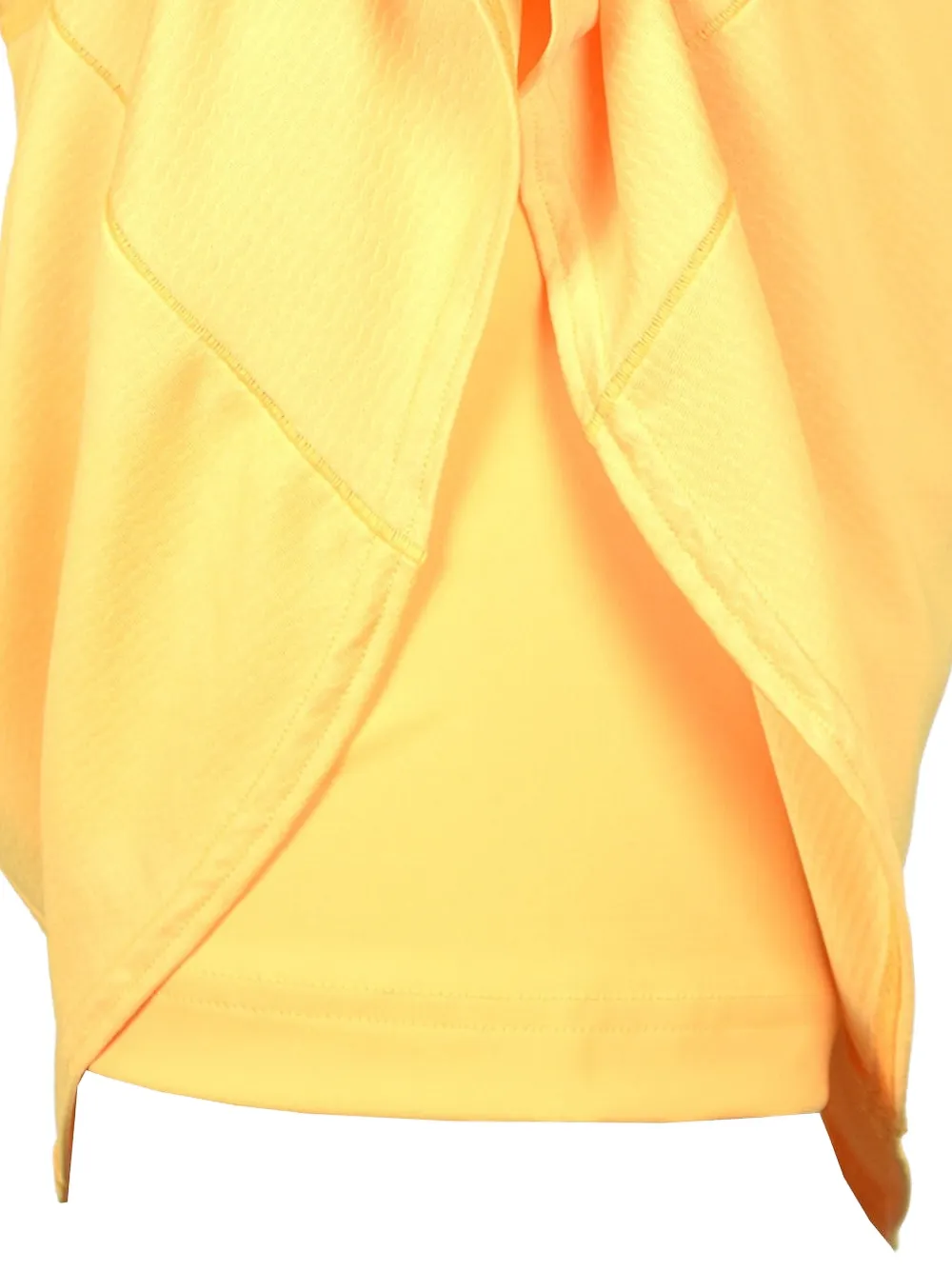 adidas Mini-skort met elastische tailleband en logodetail Geel