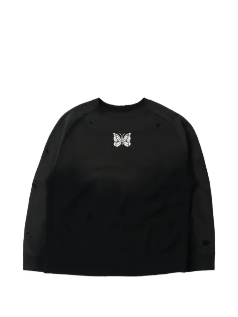 Needles deconstructed distressed sweatshirt