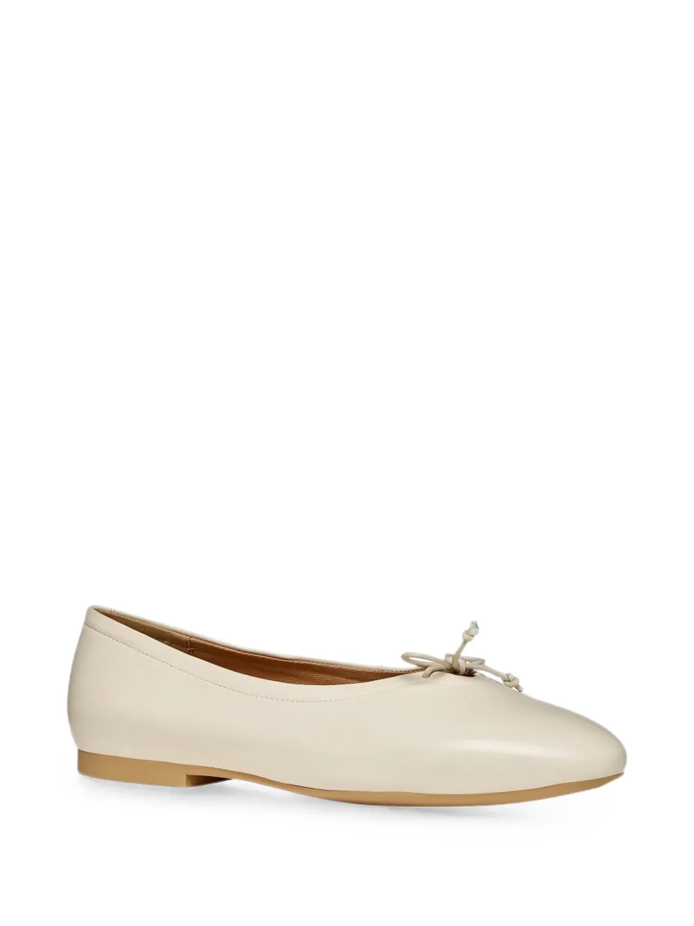 Geox Palmaria ballerina's met strikdetail Beige
