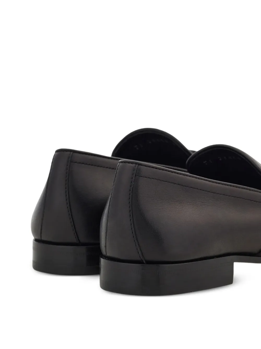 Ferragamo Gancini ornament loafers Zwart
