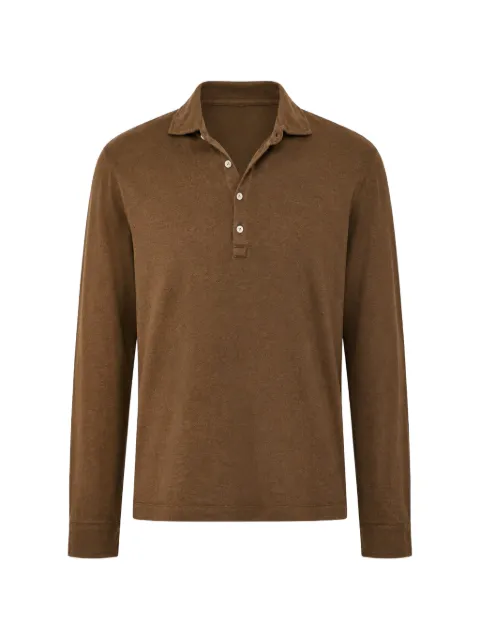 Massimo Alba Raya long-sleeve polo shirt