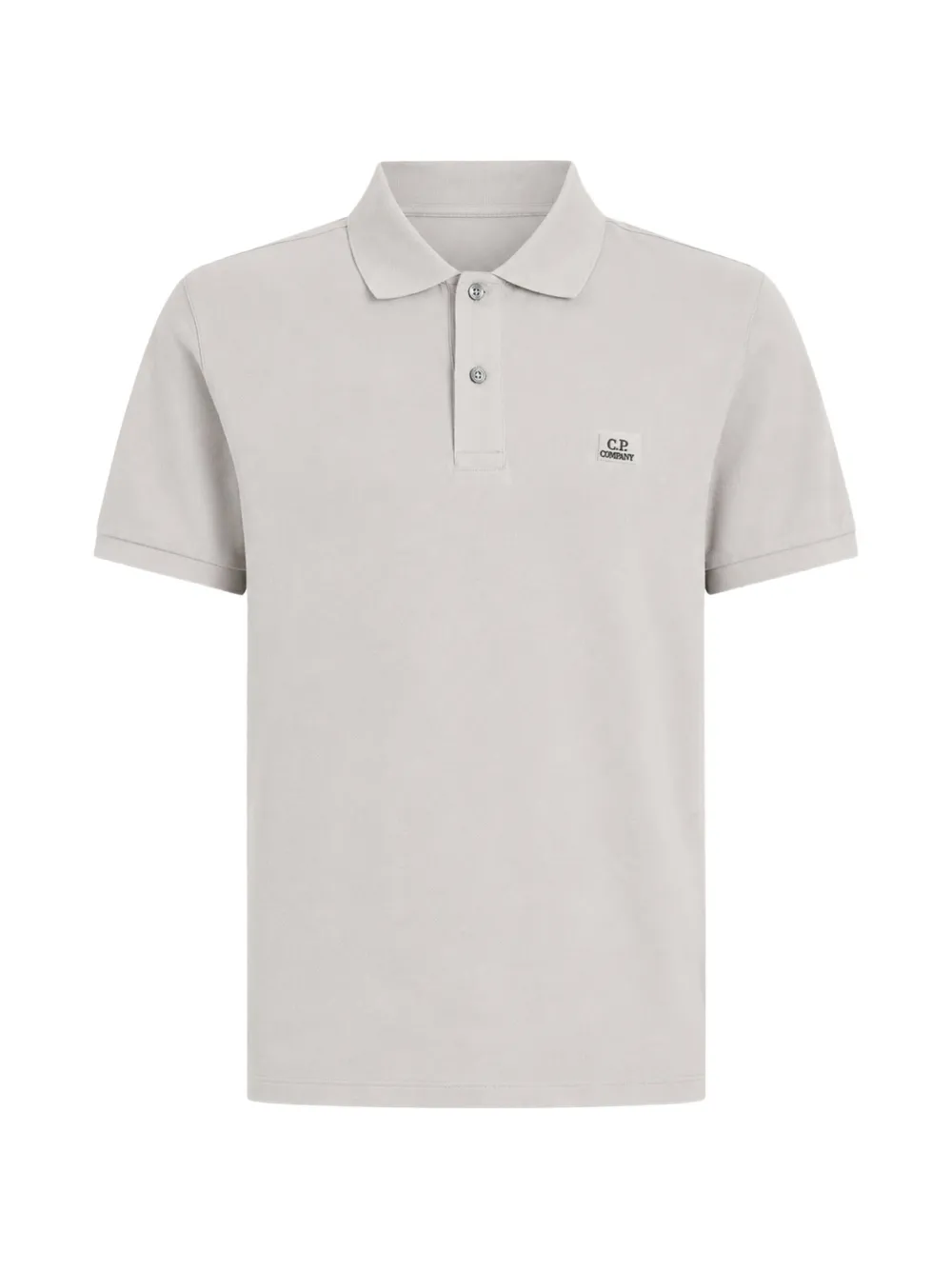 C.P. Company logo-patch polo shirt - Toni neutri
