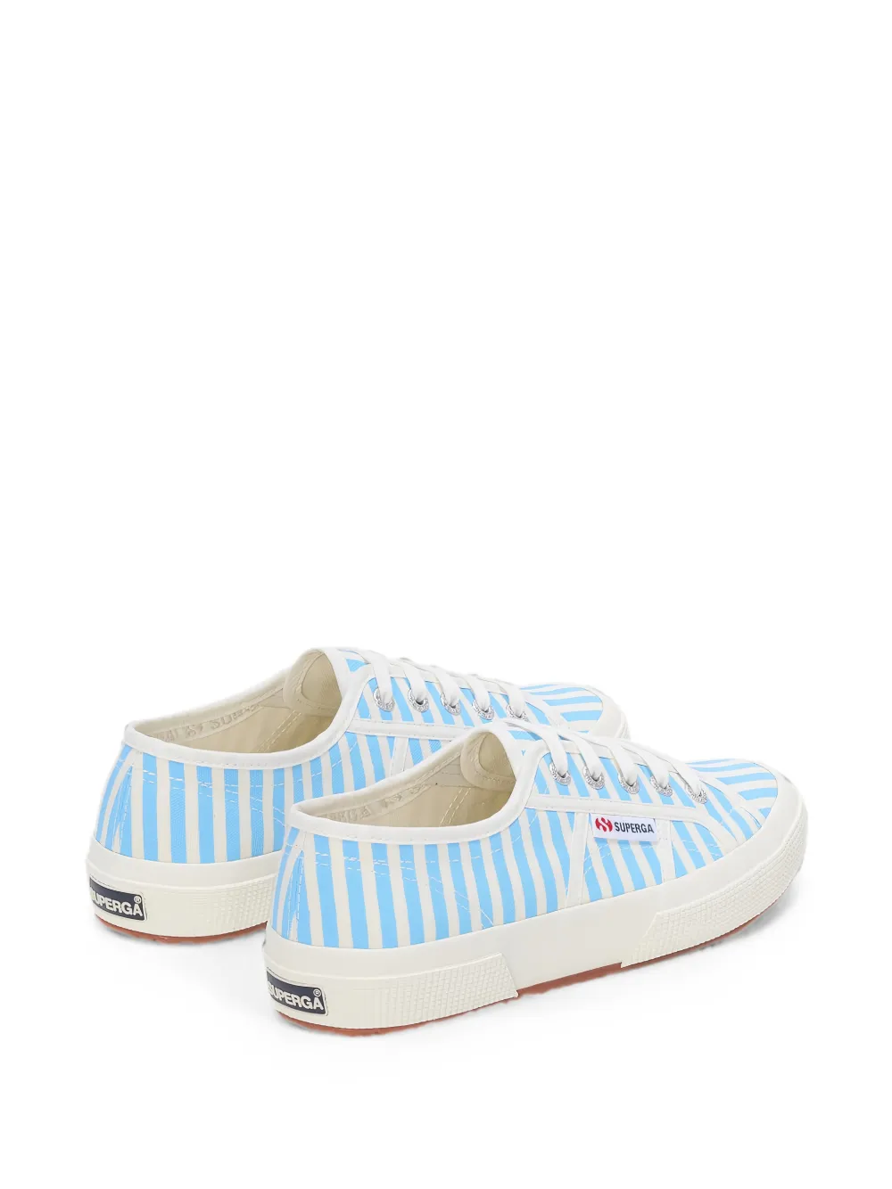 Superga 2750 striped sneakers Wit