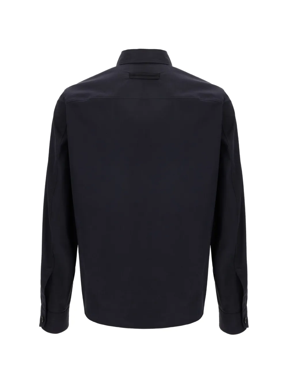 Zegna Shirtjack met klepzak Blauw