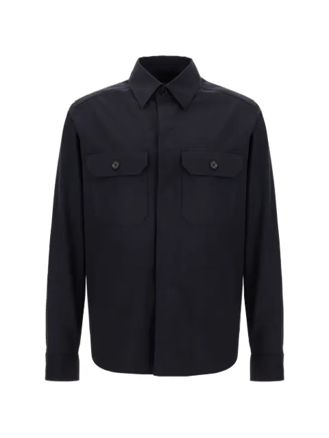 Zegna flap-pocket shirt jacket