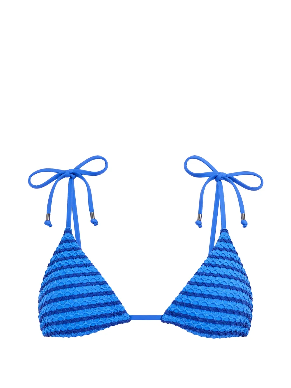 Seafolly textured triangle bikini top - Blu