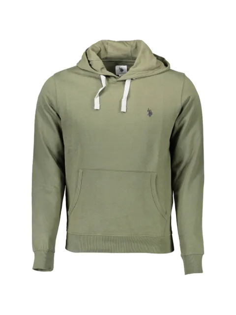 U.S. POLO ASSN. logo-embroidered hoodie