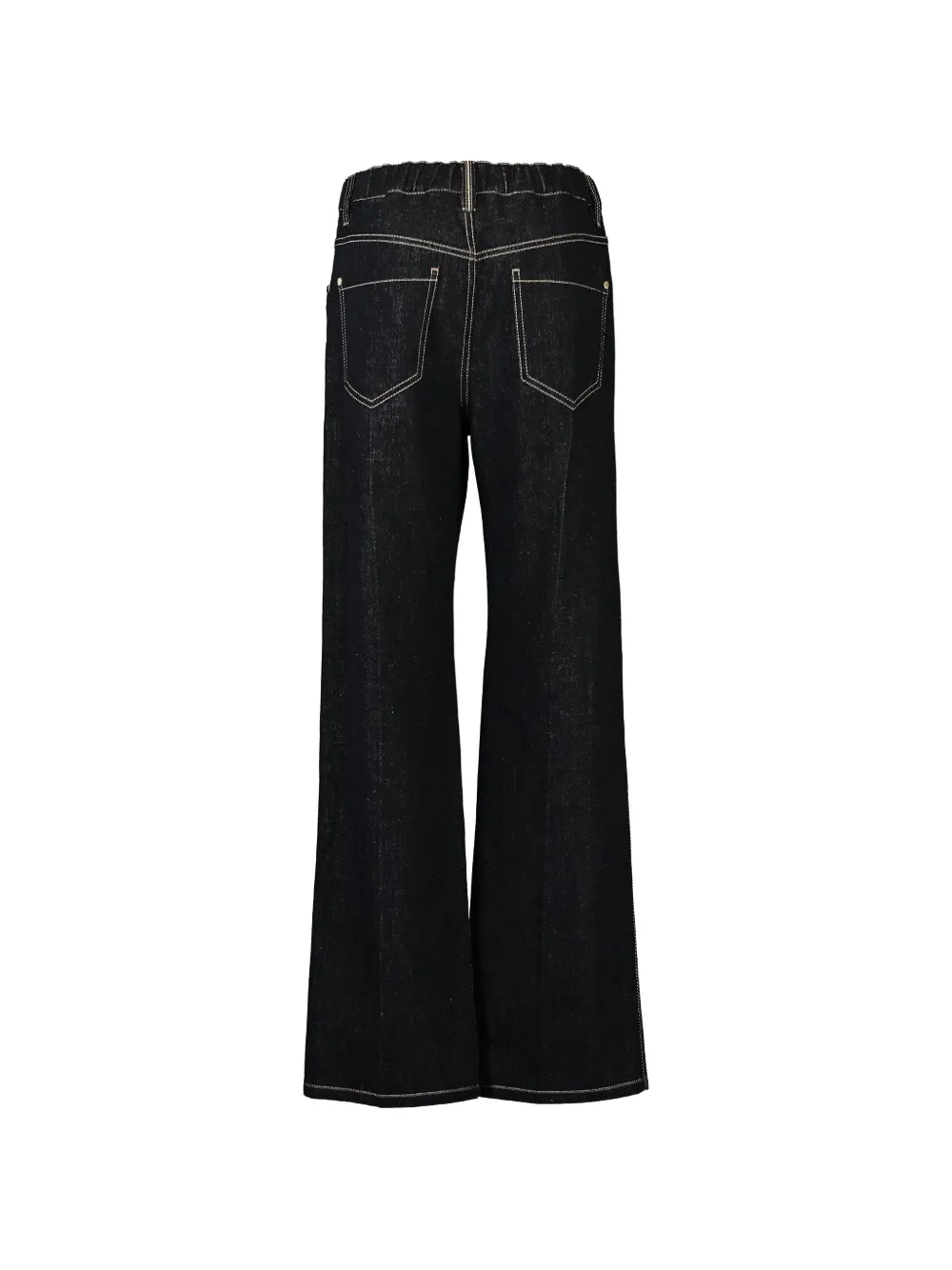 Brunello Cucinelli Jeans met wijde pijpen Blauw