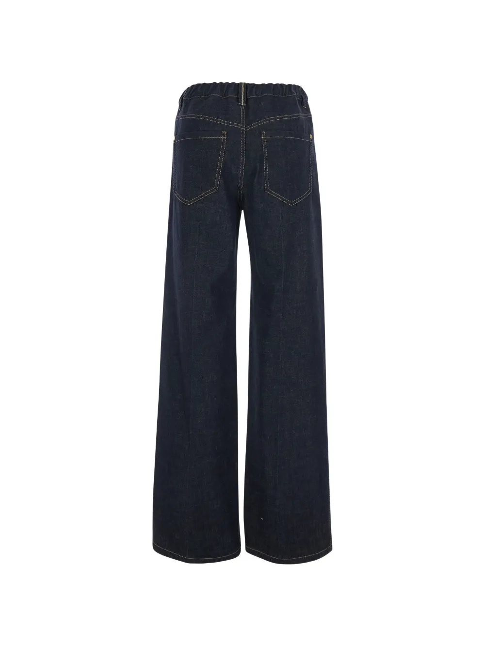 Brunello Cucinelli Jeans met wijde pijpen Blauw