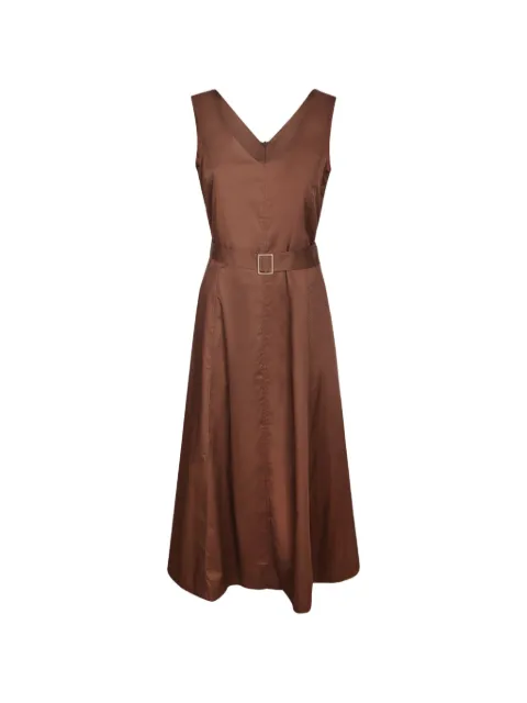 Blanca Vita belted sleeveless midi dress