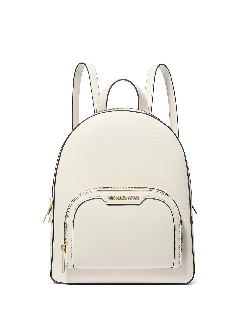 Michael Kors Medium Jaycee Zip-pocket Backpack In White