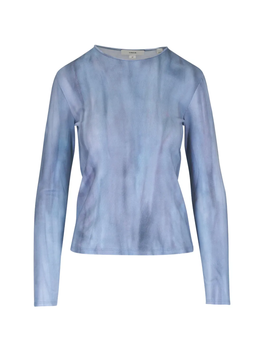 Vince ombré-effect long-sleeve T-shirt - Blu