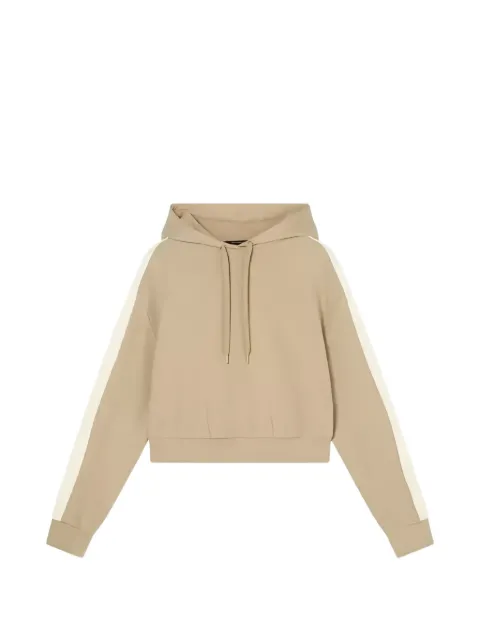 Armani Exchange — side-stripe drawstring hoodie