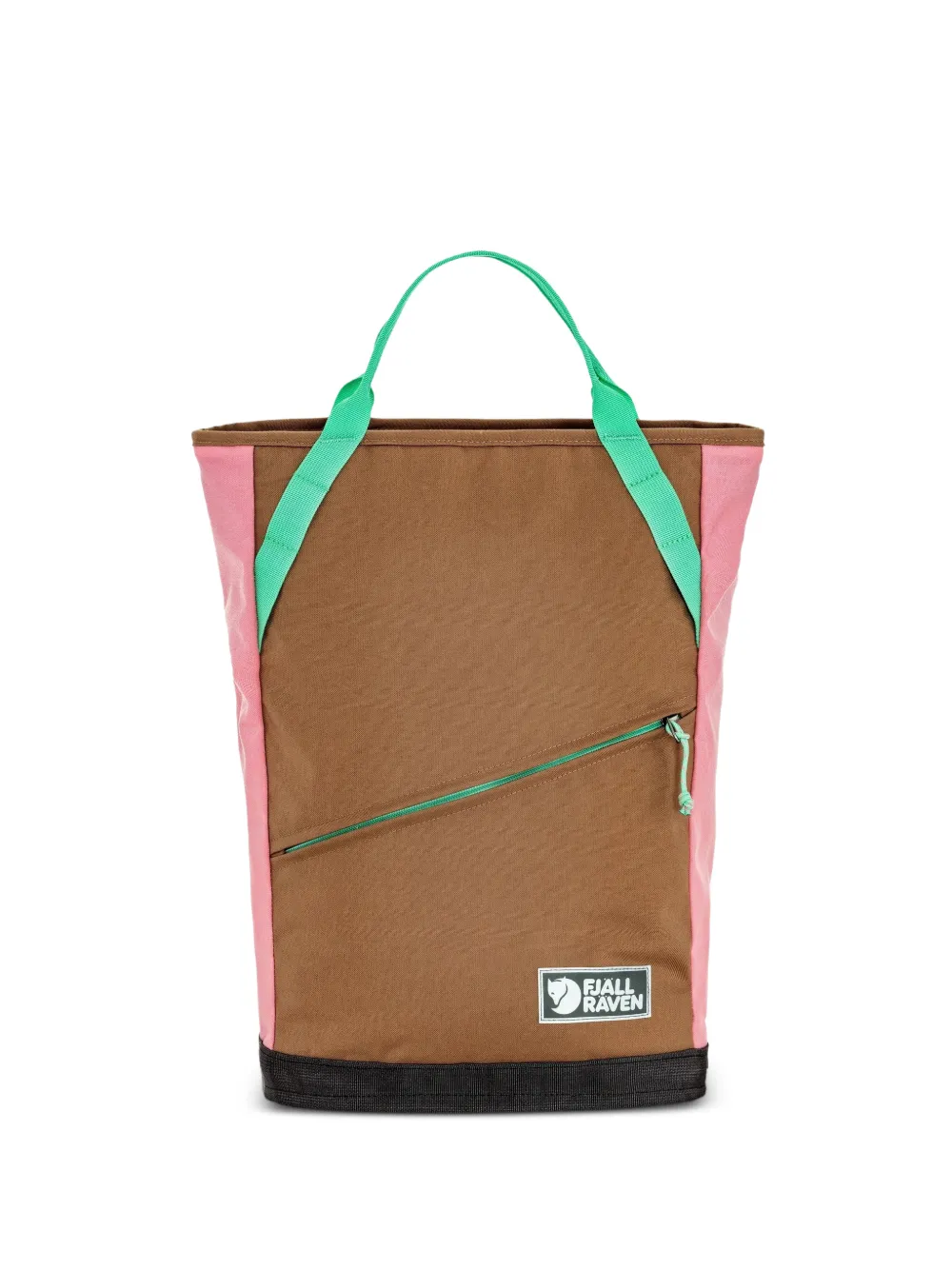Fjällräven 22 Vardag Totepack colour-block backpack - Marrone