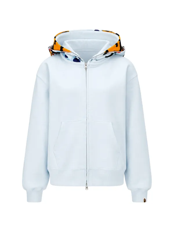 A BATHING APE® Milo Shark ジップアップ パーカー | ブルー | FARFETCH JP