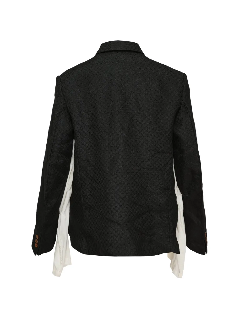Comme Des Garçons Comme Des Garçons Blazer met enkele rij knopen Zwart