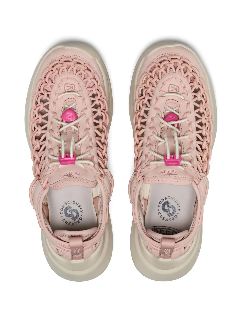 KEEN FOOTWEAR Unek WK sneakers met geweven design Roze