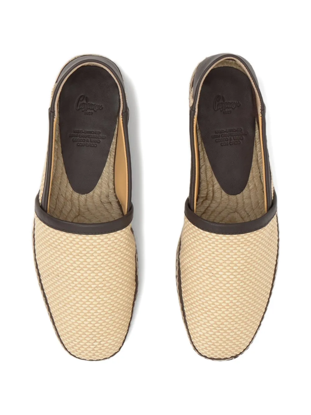 Castañer Nac leather-trim espadrilles Beige