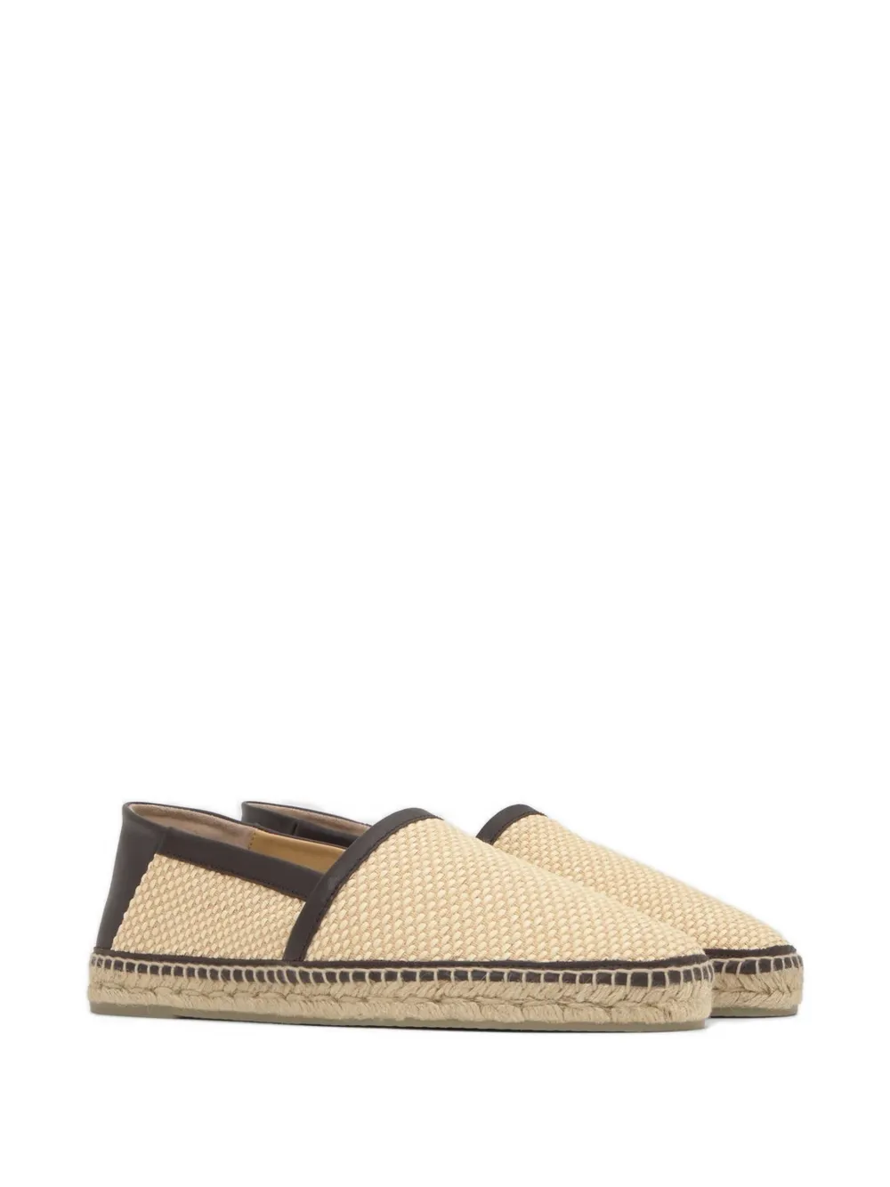 Castañer Nac leather-trim espadrilles Beige