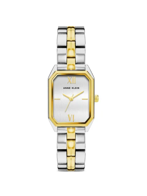 ANNE KLEIN octagonal-case two-tone 24mm  watch