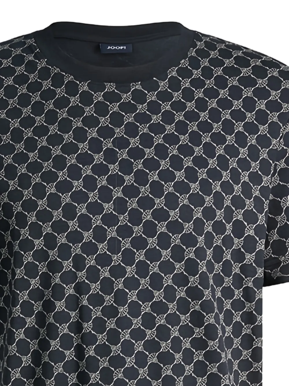 Joop! Cornflower Victormanuel-print T-shirt Zwart