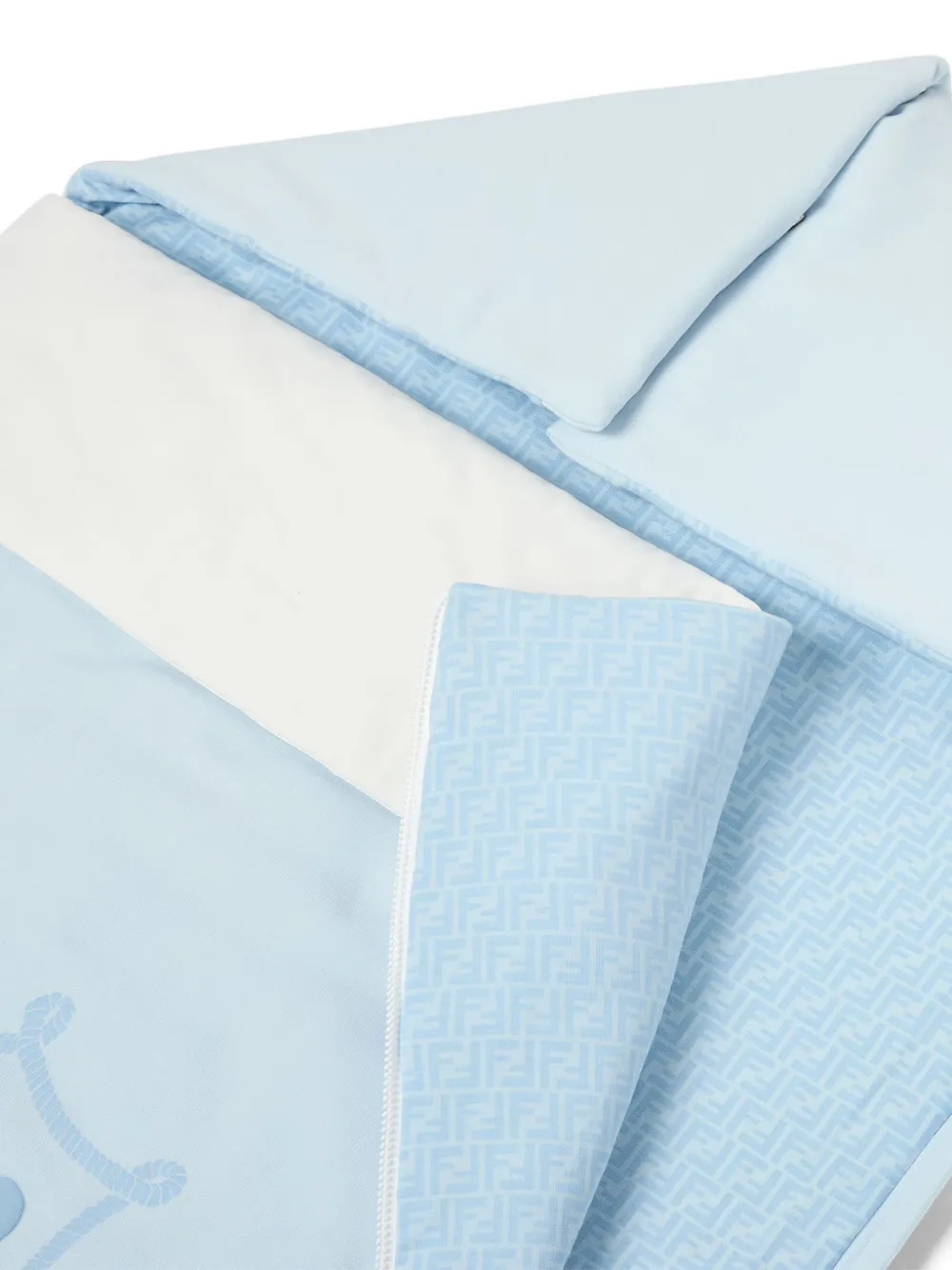 Fendi Kids Slaapzak met FF-logo Blauw