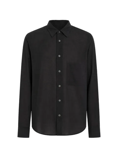 Ziggy Chen chest-pocket long-sleeve shirt