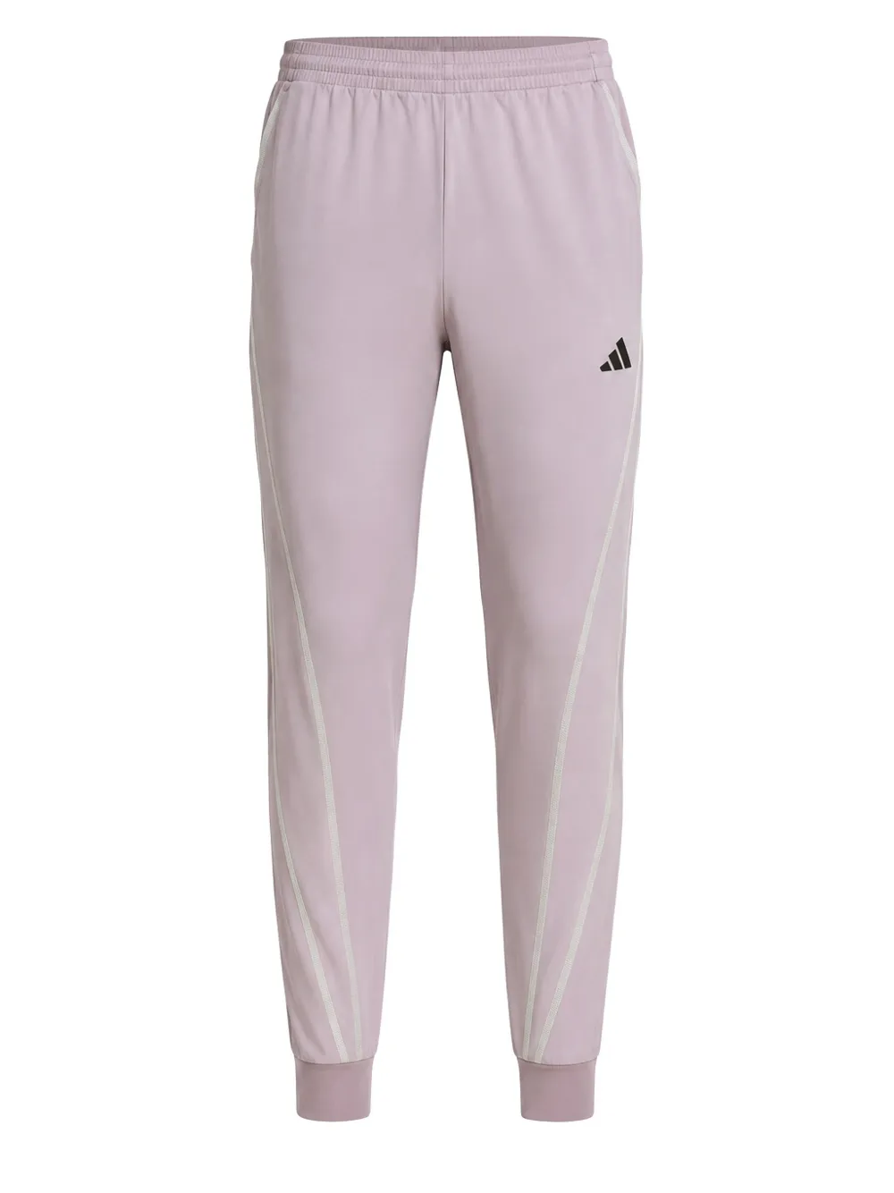 adidas Trainingsbroek met logodetail en vlakken Paars