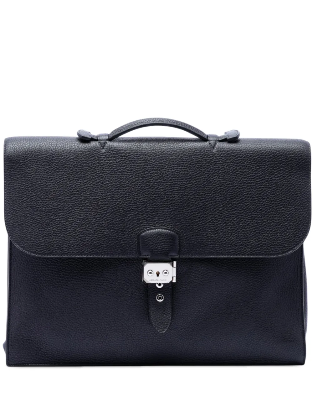 Hermès Pre-Owned 2012 Togo Sac A Depeches 38 business bag - Nero