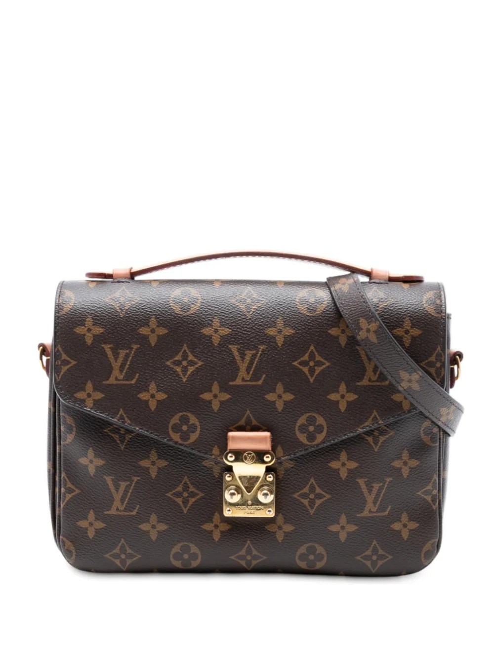 Louis Vuitton Pre-Owned 2019 Monogram Pochette Metis satchel - Marrone