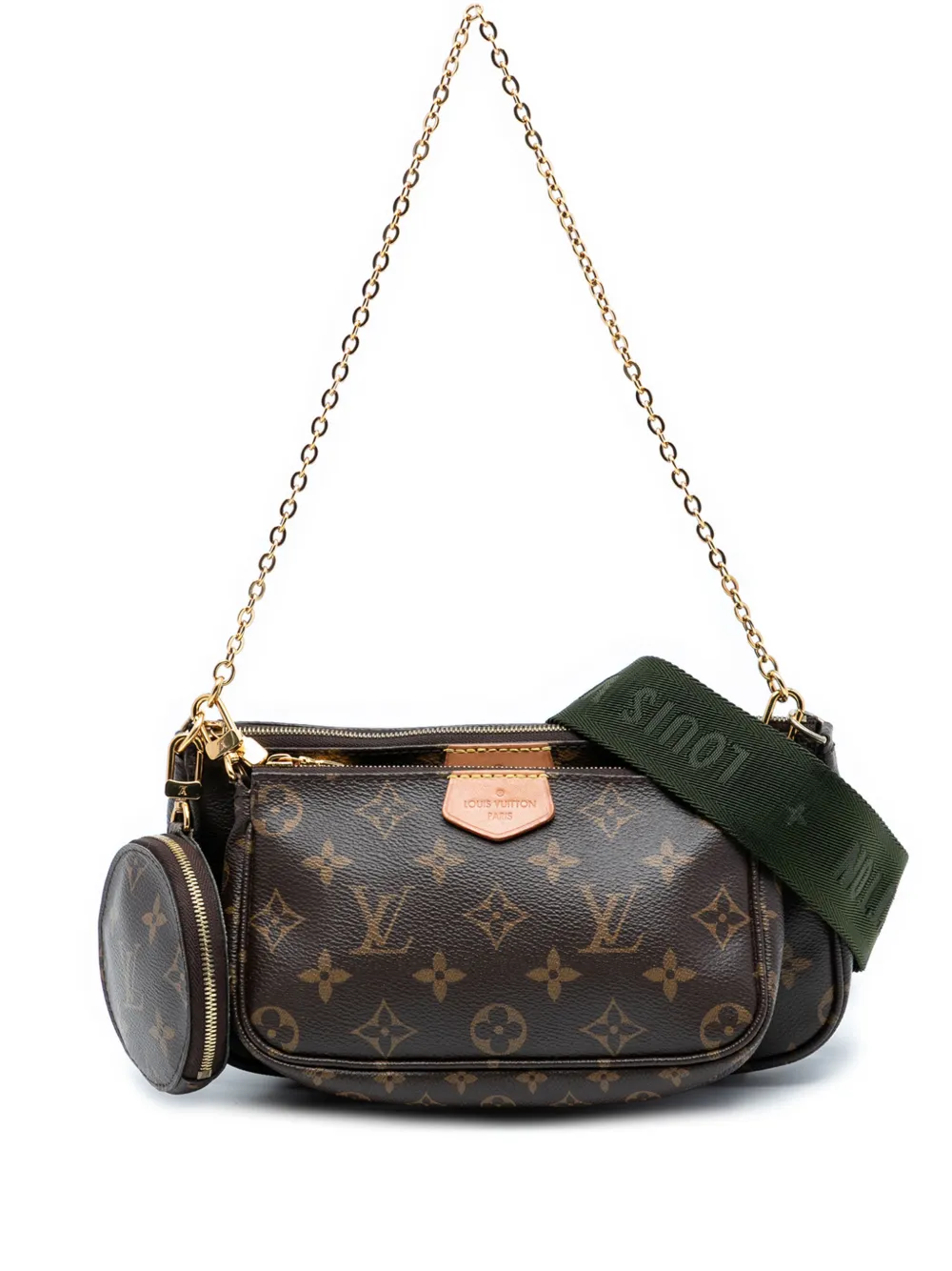 Louis Vuitton Pre-Owned 2020 Monogram Multi Pochette Accessoires satchel - Marrone