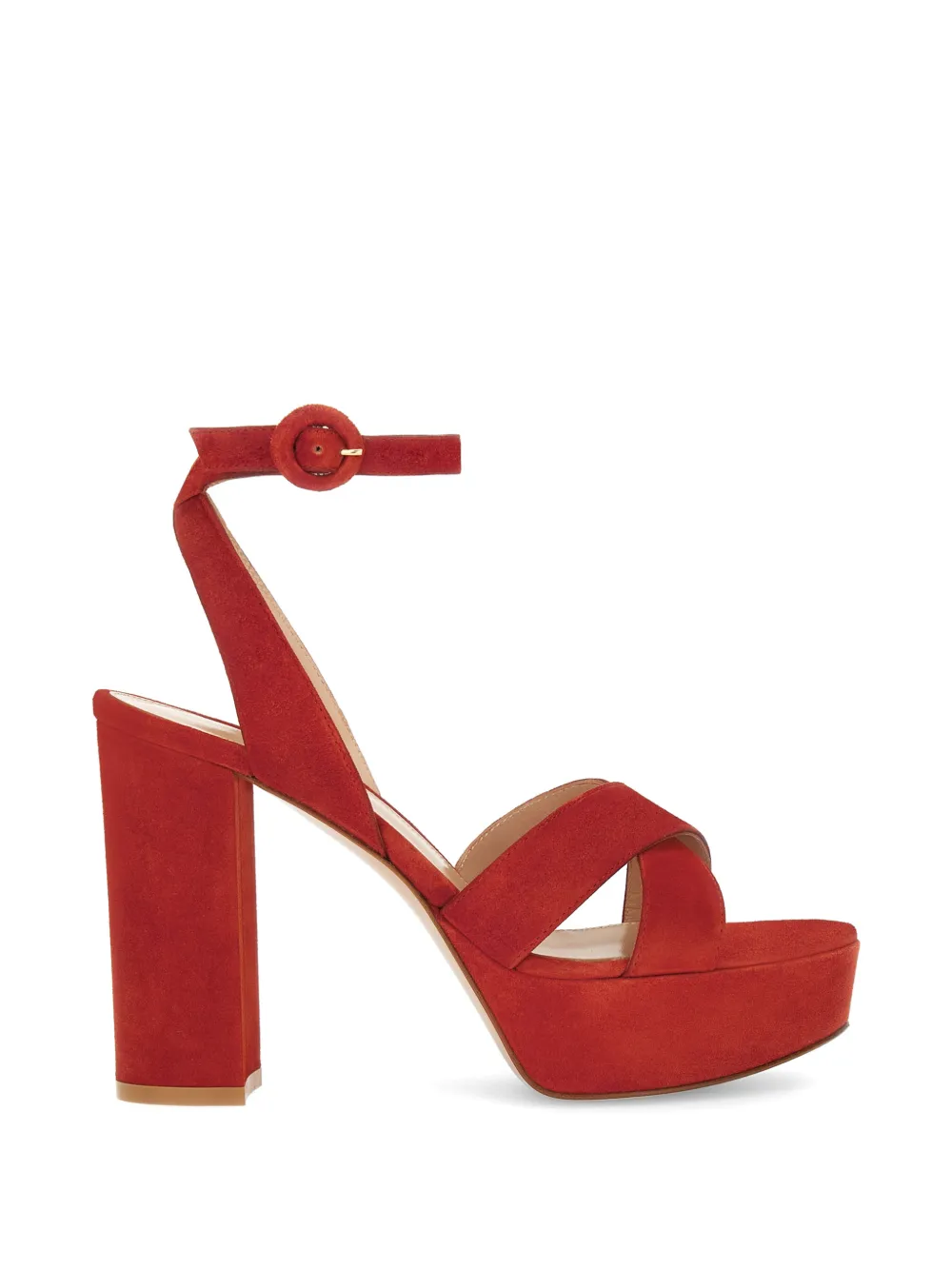 Gianvito Rossi Sabrina crossover-strap sandals Rood