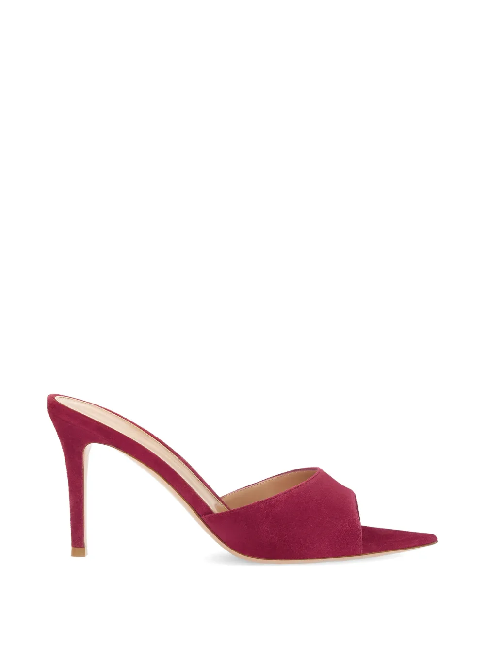 Gianvito Rossi Elle suede sandals Rood