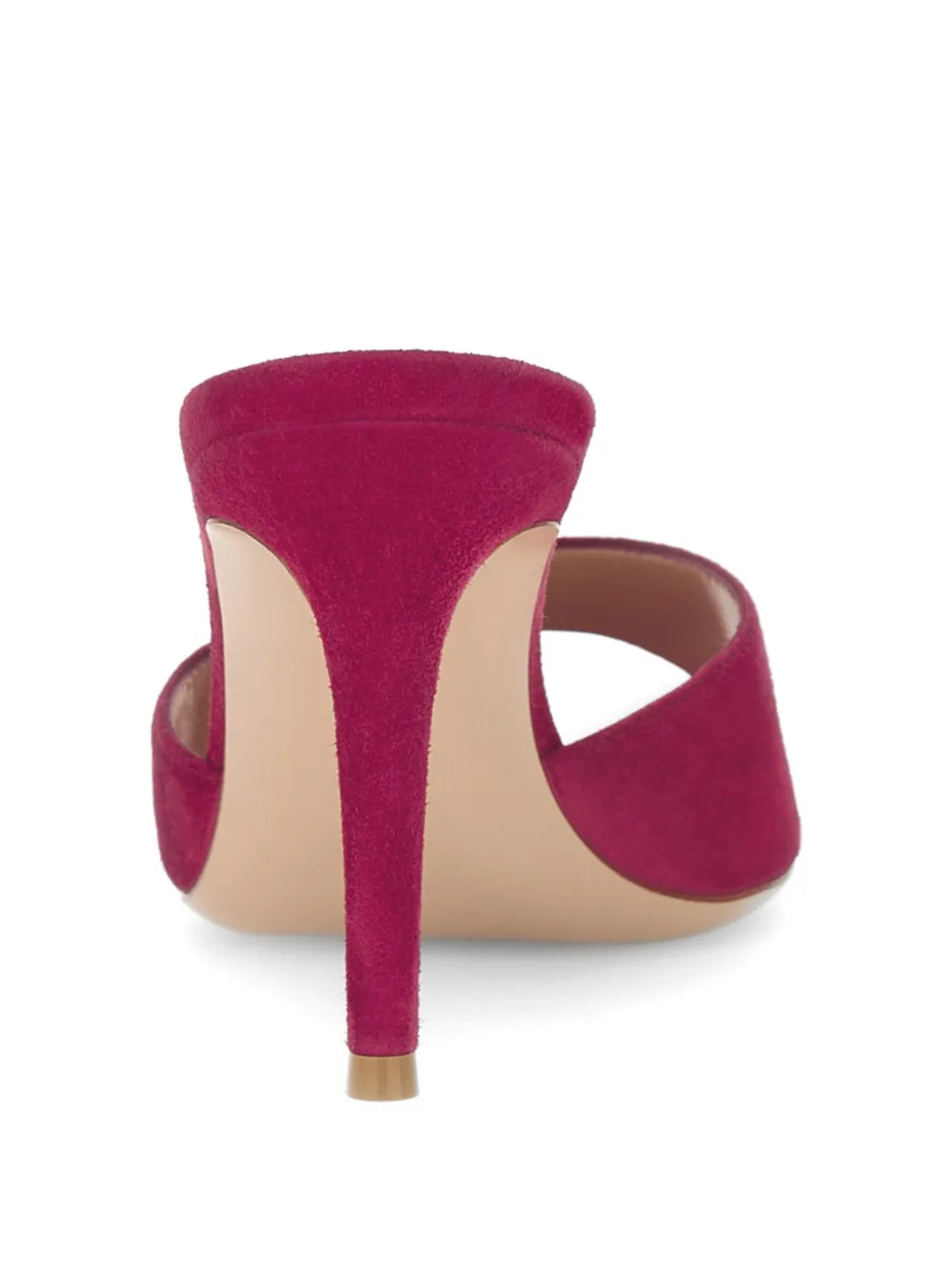Gianvito Rossi Elle suede sandals Rood