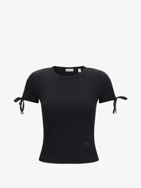 Burberry playera con detalle de encaje