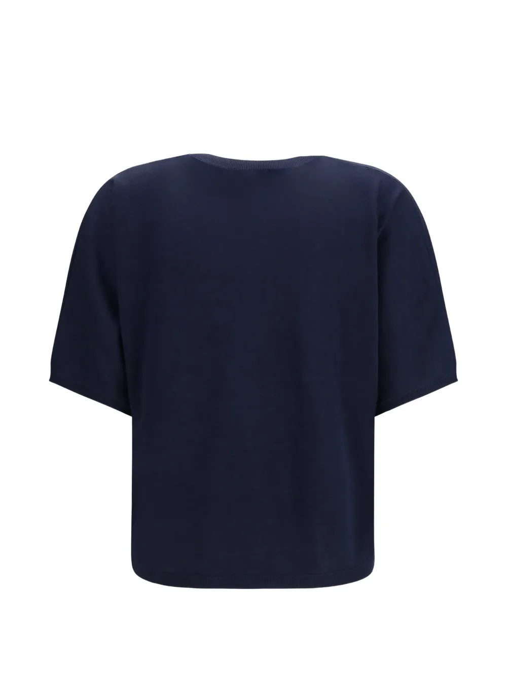 Brunello Cucinelli Kasjmier T-shirt met ronde hals Blauw