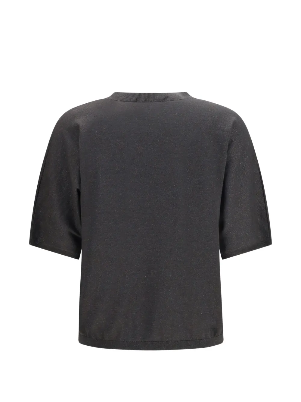 Brunello Cucinelli Kasjmier T-shirt met ronde hals Grijs
