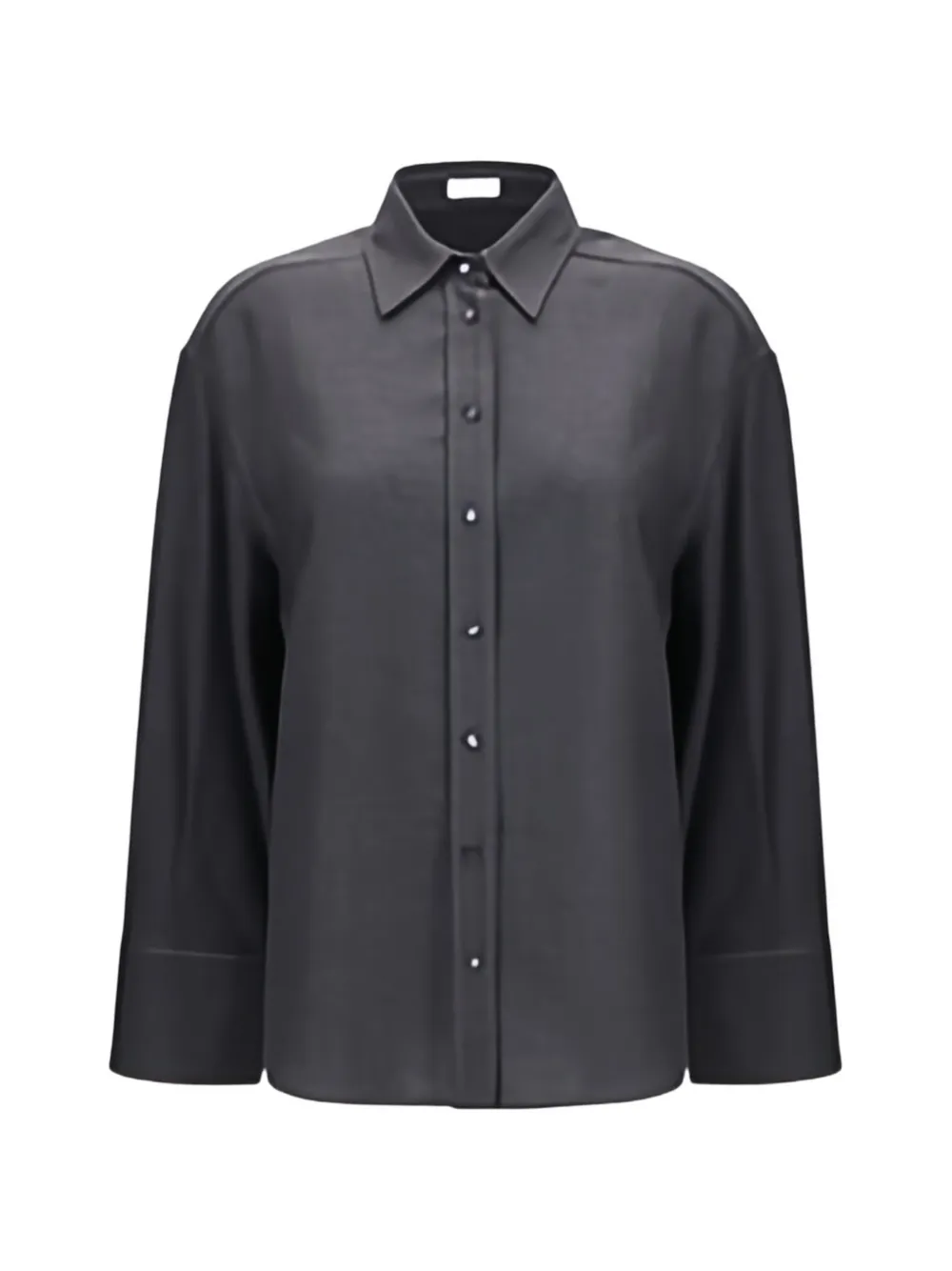 Brunello Cucinelli button-up long-sleeve shirt - Grau