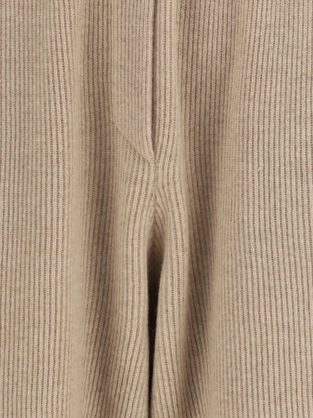 Brunello Cucinelli Ribgebreide broek Beige