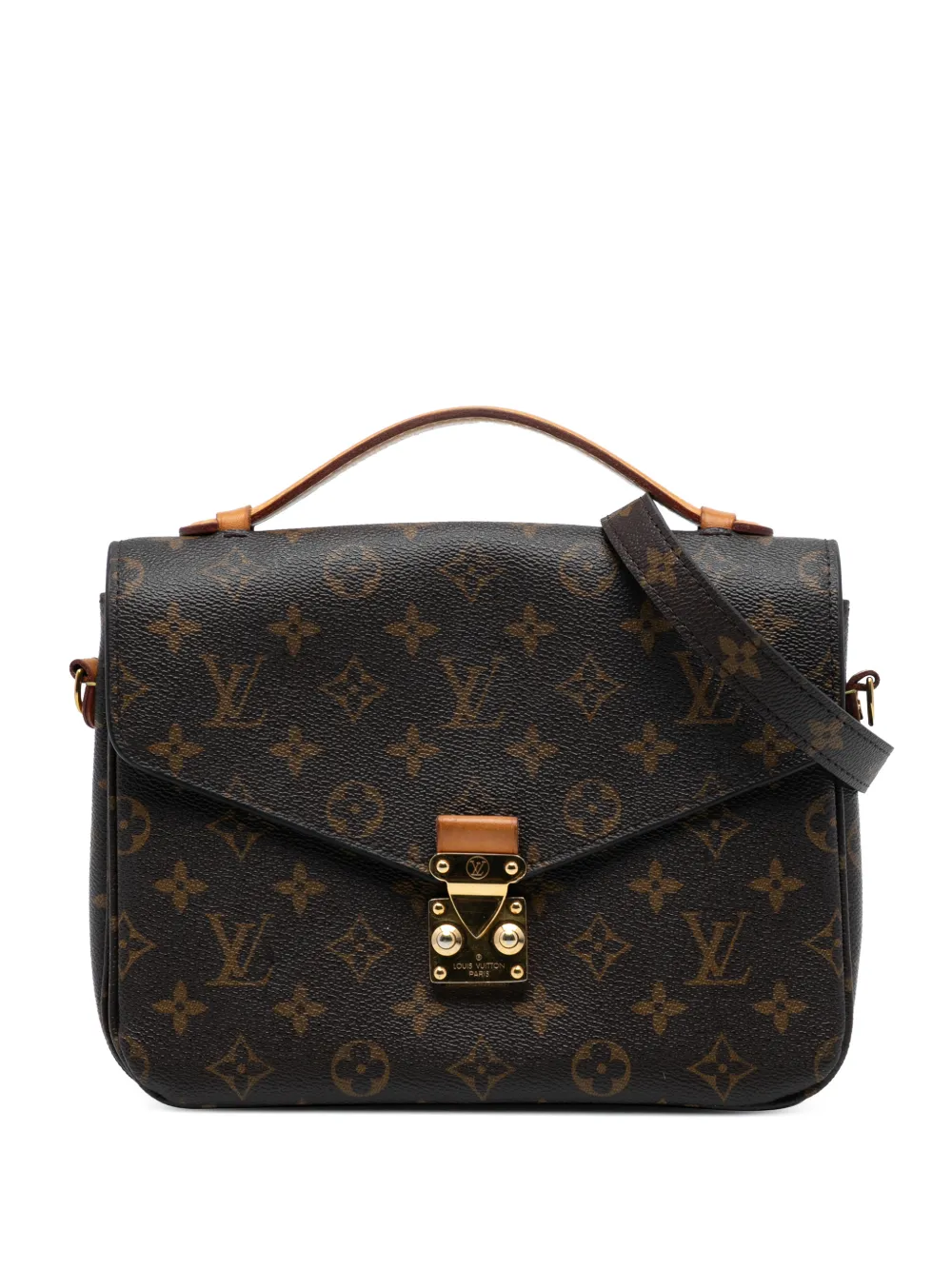 Louis Vuitton Pre-Owned 2016 Monogram Pochette Metis satchel - Marrone