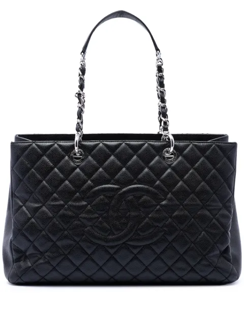 CHANEL Pre-Owned 2012-2013 Caviar Grand Shopping XL tote bag