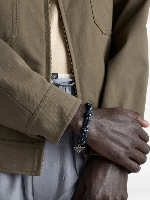 Prada cord bracelet