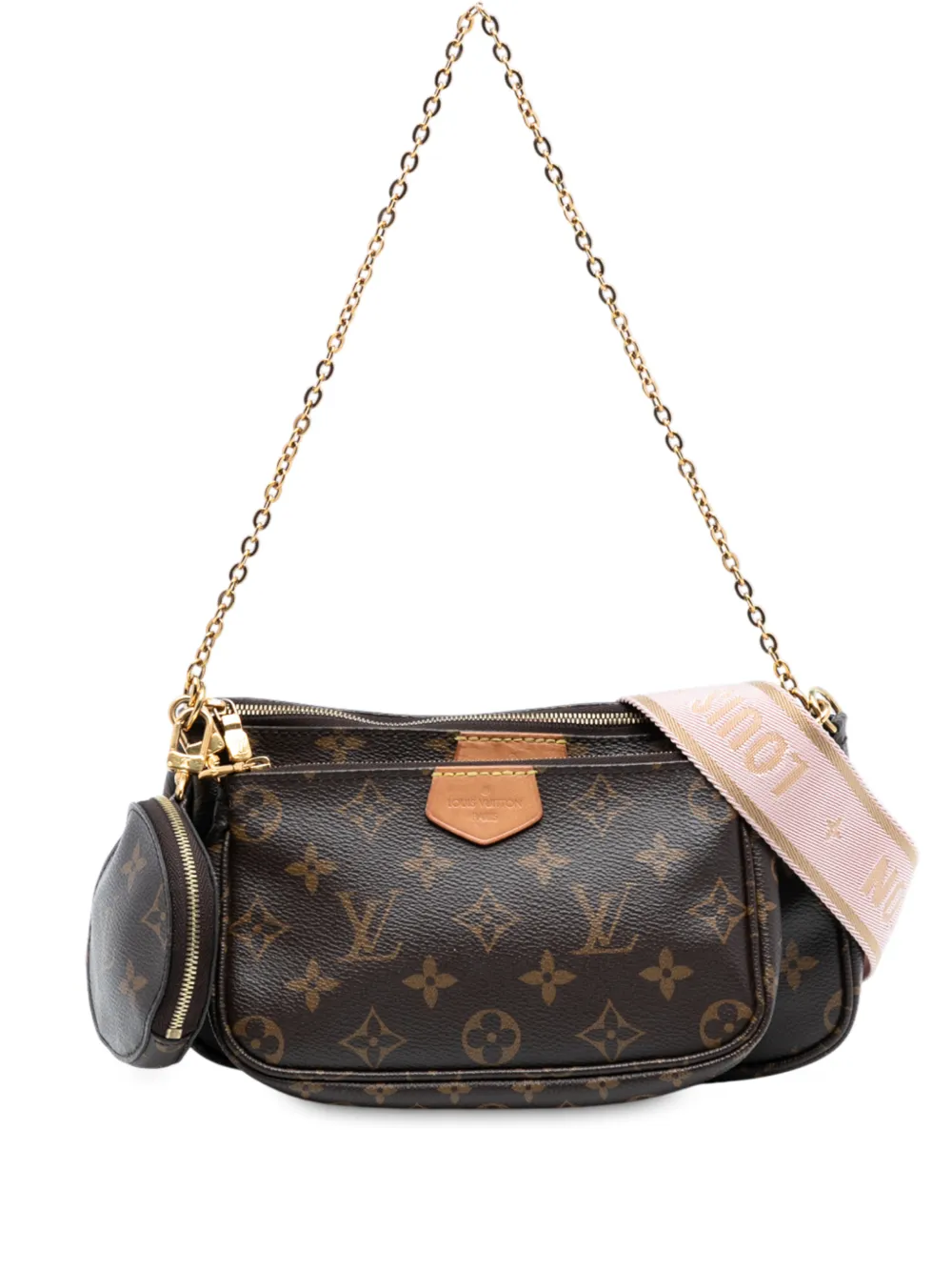 Louis Vuitton Pre-Owned 2020 Monogram Multi Pochette Accessoires satchel - Marrone