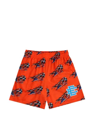 ERIC EMANUEL Matty Boy graphic-print Shorts | Blue | FARFETCH
