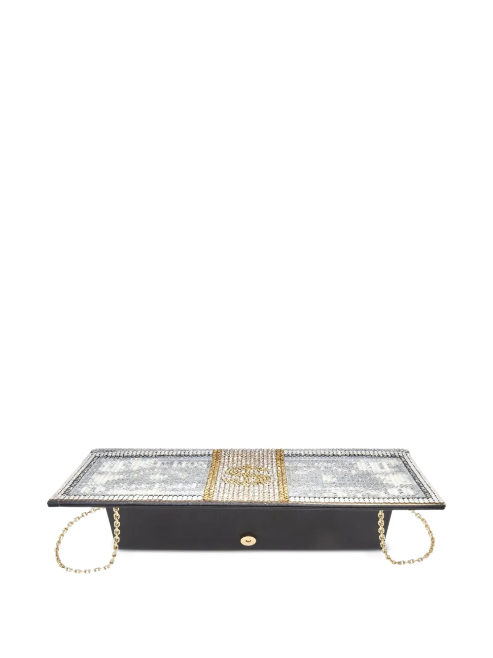 Judith Leiber Envelope Billions clutch Grijs