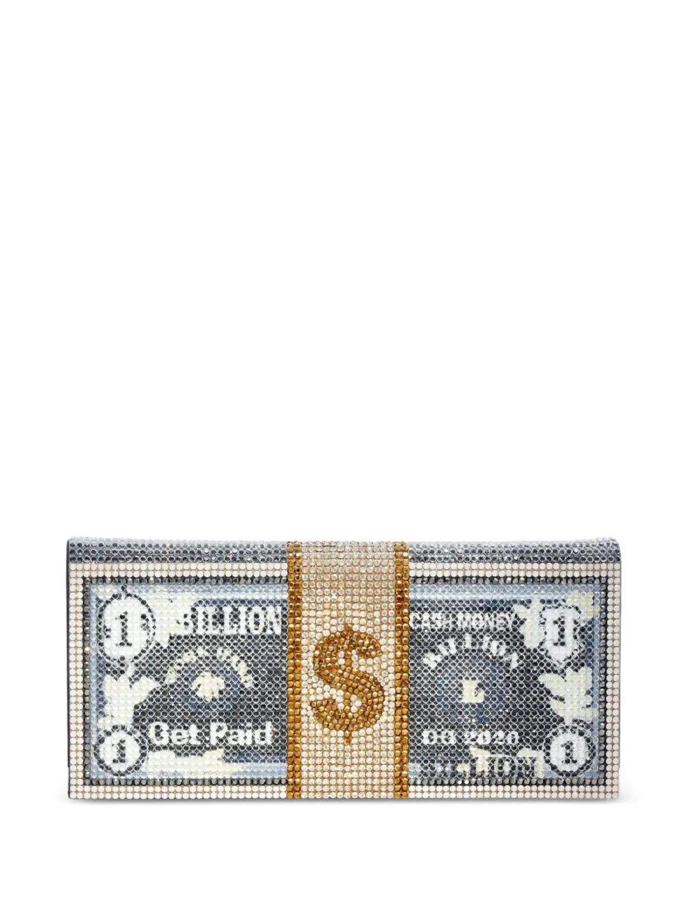 Judith Leiber Envelope Billions clutch bag - Grigio