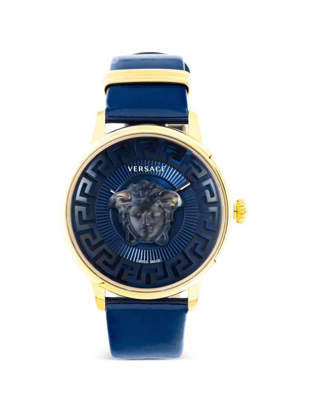 Versace Medusa-detail 38mm Watch In Blue