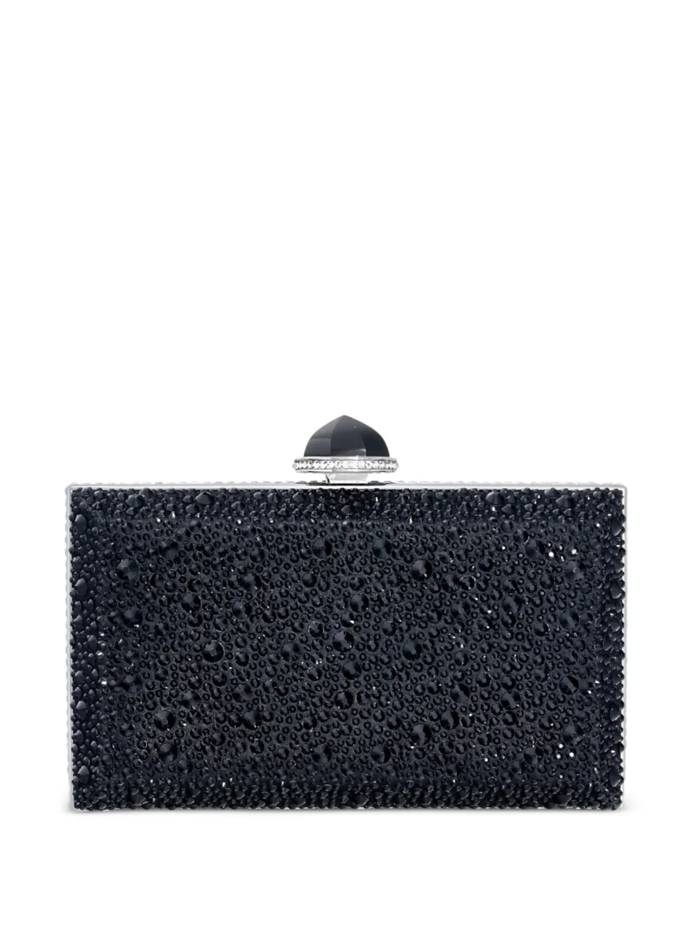 Judith Leiber Skylar crystal-embellished clutch bag - Black