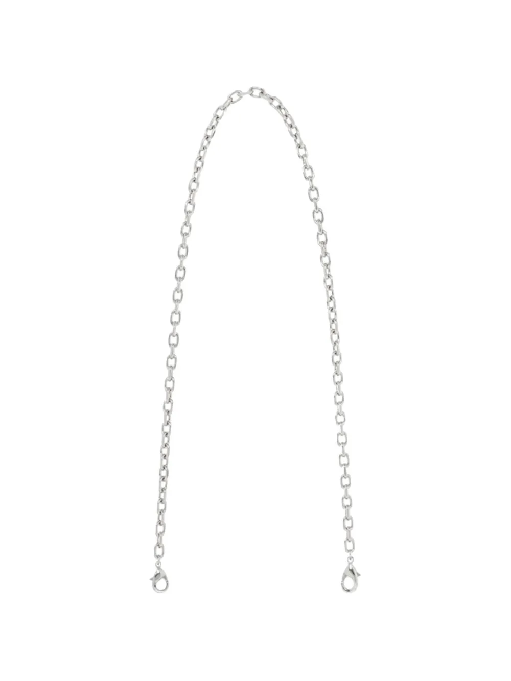 Judith Leiber lobster-claw-fastening chain shoulder strap - Argento